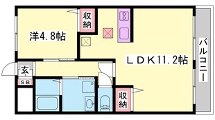 尾上の松駅 徒歩13分 1階の物件間取画像